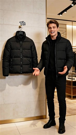 Men’s quilted, padded jacket, double zipper providing ‘super dry’ ability. stylish, warm, high end without a high end price tag. #Coat #giftideas #Jacket #MensFashion