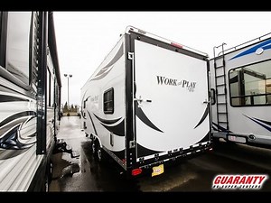 2018 Forest River Work and Play 21 SE Toy Hauler Travel Trailer Video Tour • Guaranty.com