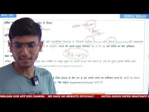 BPSC 101 PART 2 POLITICAL THEORY | IMPORTANT QUESTION | IGNOU WALAY