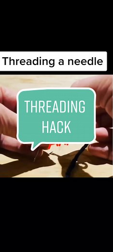 needle thread hack #threadingneedle #threadinghack #sewing #sew #sewingproject #sewinglove #diyfashion #sewingaddict #seamstress #imakemyownclothes #sewist #sewingpattern #dressmaking #isew #sewersgonnasew #sewinginspiration #sewingtips #sewinghacks #sewingtutorial