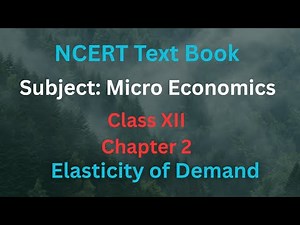Elasticity of Demand | Class 12 Microeconomics | NCERT Economics