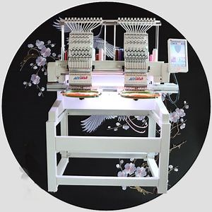 [Hot Item] High Accuracy 2 Head Computer Embroidery Machine Same as Tajima Parts