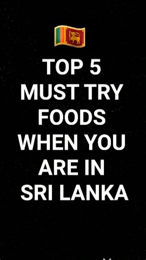 MUST TRY FOODS IN SRI LANKA 🇱🇰 #srilanka #travel #srilankanfood #top #fyp
