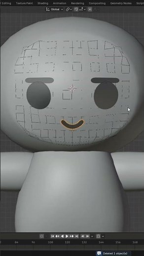 [Blender3D] Making: Pucca & Garu #blender3d #pucca #oldcartoon