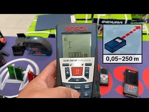 Medidor láser GLM 250 Vf profesional Bosch Conozca las Funciones.