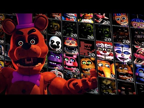 FNAF UCN: Fredbear Contra 50 Animatronicos