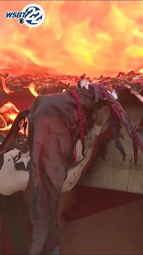 The American Legion Post 169 holds flag disposal ceremony on Veteran's Day