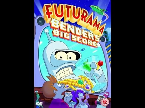 Futurama Bender's Big Score 2007 DVD menu walkthrough