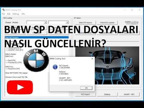 BMW Coding Tool İle Sp Daten Dosyaları Nasıl Güncellenir? NCS EXPERT, WINKFP, EDIABAS, Bmw Sp Daten