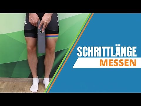 Schrittlänge messen in wenigen schritten