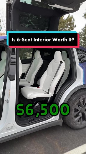 I ordered my Model X with 5 seats but had to upgrade to 6 seats to get it sooner 😫 #tesla #modelx #teslatok #worthit #upgrade #electriccar #electric