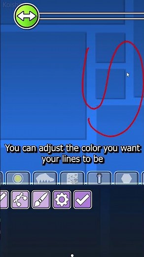 How to DRAW in Geometry Dash 2.2 #gaming #games #geometrydash #editor