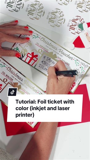 Foil Art Tutorial: Printing with Inkjet and Laser Printers