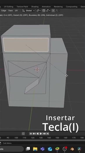 como insertar una cara en una maya en blender