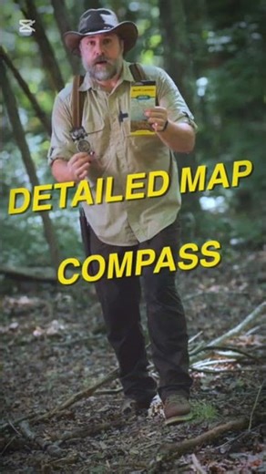 How to detailed map compass #adaptablesurvival #duet #creativesurvival #automobile