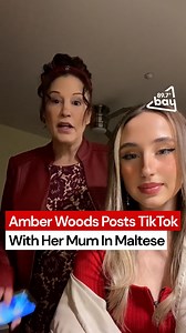 34K views · 1K reactions | What a wholesome moment 殺 Amber Woods posted a wholesome video on TikTok showing her mother speaking in Maltese despite being raised in California  In the video, her mother explains that she learnt Maltese from her mother when she was just a child and thanks Amber's followers for also helping her learn the language ❤ #malta #maltese #amberwoods #california #america #americans #languages | 89.7 Bay | Facebook
