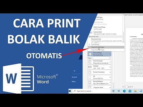 HOW TO PRINT DOUBLE-BACK IN WORD AUTOMATICALLY WITH ONE CLICK
