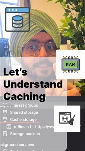 What is Caching? | The Secret to Fast & Scalable Apps (Explained in 60 Seconds)