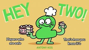 Antony Kos - Hey Two! (Extended Cake at Stake song) Lyric Video