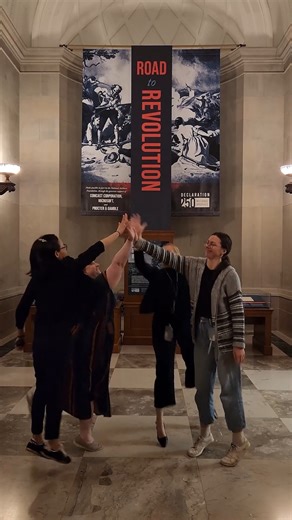 Blink and you'll miss it! Here's a behind-the-scenes look at how our museum curators change the displays for our rotating exhibit, #ArchivesRoadToRevolution. This series highlights National Archives records that reveal key moments about the American Revolution, the Revolutionary War, and the Declaration of Independence. You can see "Mobilizing for a Revolutionary War," including a map created by American artist John Trumbull showing the British occupation of Bunker Hill after the battle in 1775,