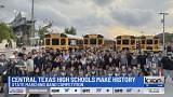 Central Texas high schools make history in state marching band competition