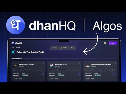 Introducing DhanHQ Algos : Deploy Ready Made Algos Strategy With 1 Click | Algo Trading