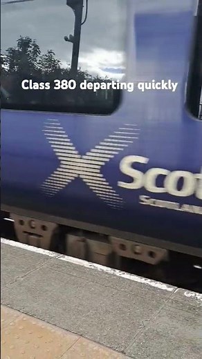Class 380 Departing Quickly #train #scotrail