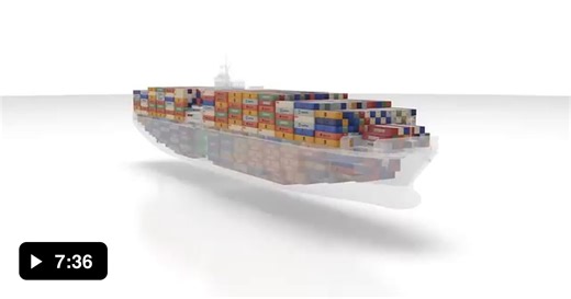 Ever wondered how thousands of containers are safely secured on massive ships but still your parcel arrives late? - Video