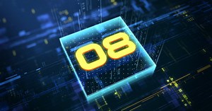 Futuristic Digital Countdown Logo Intro