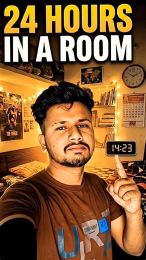 I LIVED In This Room For 24 Hours! 😱