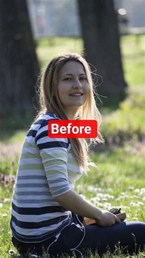 Bright Green Portrait Lightroom Edit ✨ Before vs After #lightroom #photoshoplightroom #adobephoto