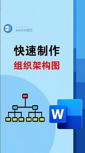 word快速制作组织架构图，千万不要一个个画了 #office办公技巧 #word #组织架构图 #流程图 #办公技巧