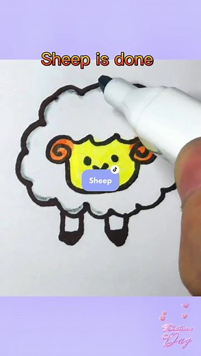 Step-by-Step Guide to Drawing a Cute Sheep