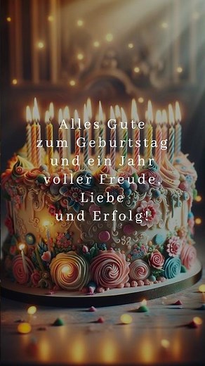 Glückwünsche zum Geburtstag 🎂 Unvergessliche Geburtstagssprüche 🎉 Sprüche voller Wünsche 🎊