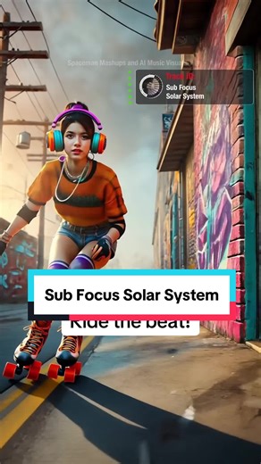 🎶 Watch as the colors explode 🌈✨ and sync perfectly to the dnb energy 🔊🛹. Featuring Sub Focus - Solar System, this is your next visual journey through rhythm and motion 🚀🌍. Feel the beat, ride the wave. 💥⚡ #aimusicvideo #dnb #ukdnb #SkaterVibes #MusicVisuals #BeatSync #SubFocus #TikTokMusic 🌠🎧🛼