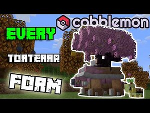 10 AMAZING New Forms of Torterra in Cobblemon Minecraft