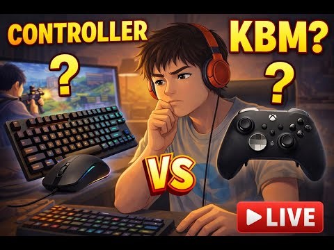 Controller or KBM? Fortnite Live Poll Decides! | ASIA | CODE: FierceDeityChild