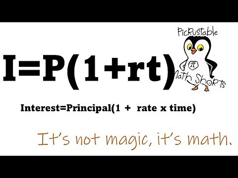 Simple Interest - I=P(1+rt) - Business Math - Finite Math - Basic math