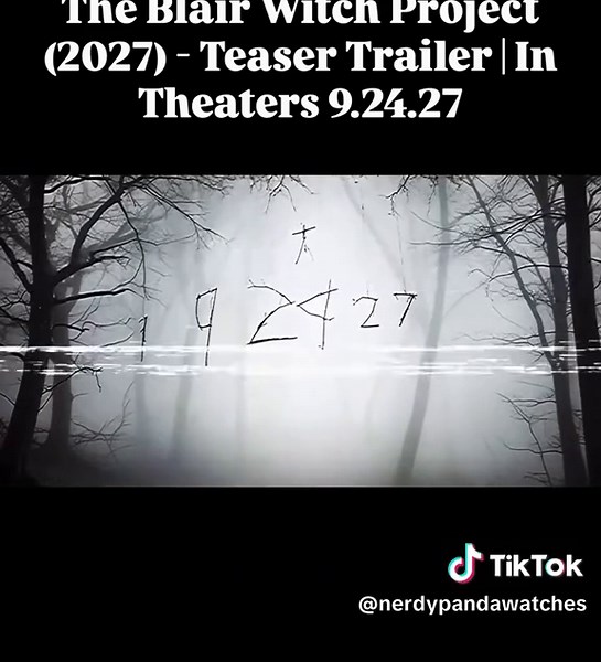 Blair Witch Project teaser trailer!! In theaters 9/24/27 #blairwitch #blairwitchproject #lionsgate #horrormovie #horrortok