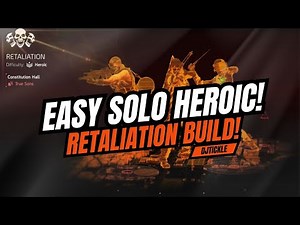 RETALIATION SOLO BUILD! HEROIC EASY MODE! #TheDivision2