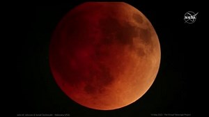 Blood moon is seen across the world