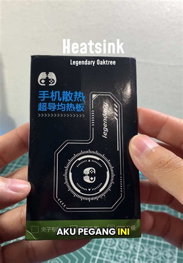 Legendary heatsink dari Oaktree, kegunaan nya memperluas pendinginan FanCooler Ke sebelah kamera, CO nya di keranjang kiri bawah. #heatsink #legendary #fyp #magnet #gaming