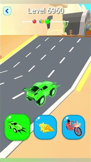 Shape shifting2 game level #6960 hyper casual game #shapeshifting #gameplay #gaming #shortvideo...