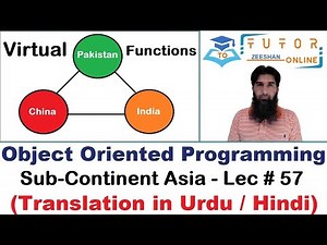 How to Call Base Class Function through Pointer | Virtual Function | OOP (C++) LECTURE – 57 |