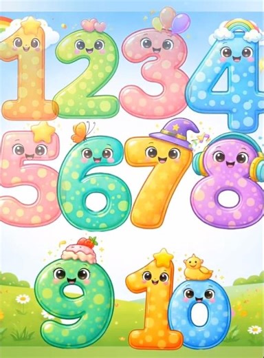 Learn Counting 1 to 10 | English | Kids Learning Video 🎶👶 | Eye Safe