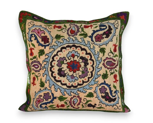 Handembroidered Pillow Cover Fullcovering Stitching Embroidery Cushion Cover - Etsy
