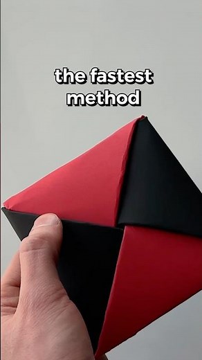 the FASTEST method to make Ddakji from Squid Game #squidgame #origami #squidgame2 #diy #diycrafts