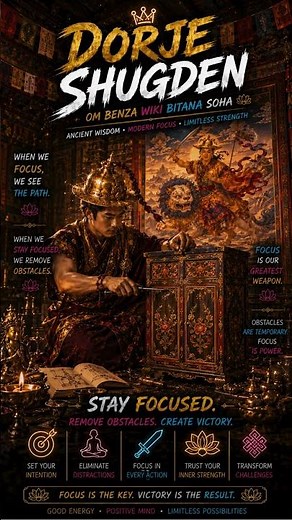 ⚔️ Dorje Shugden Remove Obstacles Stay Focused Keep Moving Forward 🔥