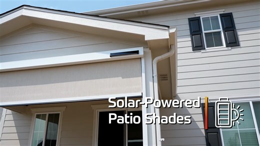 Solar-Powered Patio Shades