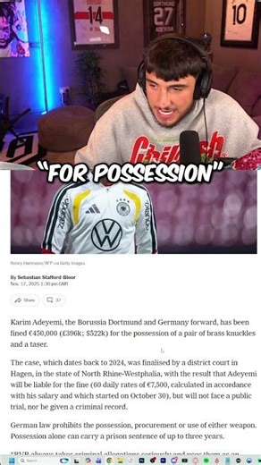 Danny Reacts to Adeyemi Fine😳